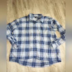 Patagonia plaid organic cotton button down